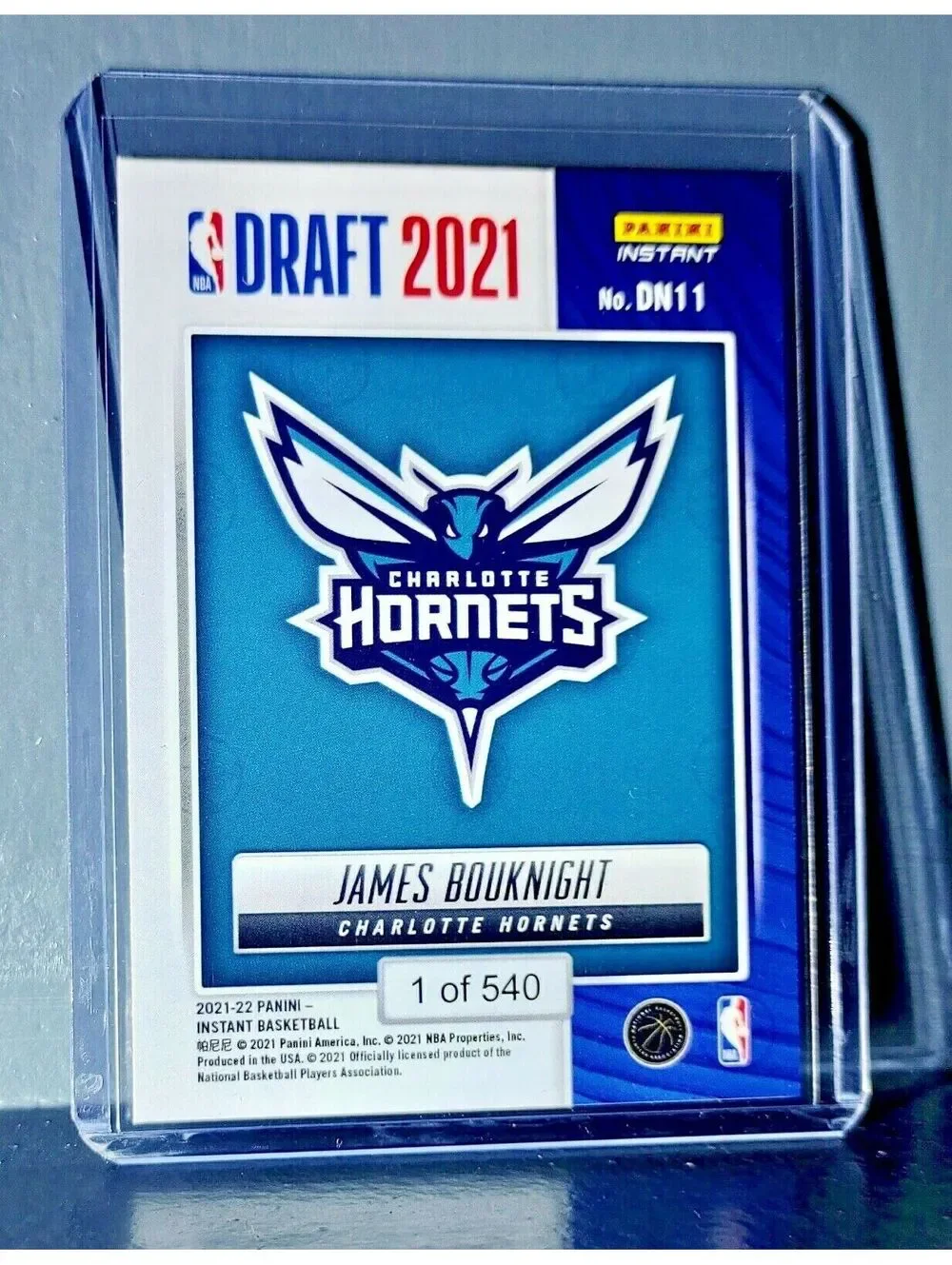James Bouknight 2021-22 Panini NBA Draft Night Rookie Card 1 of 540